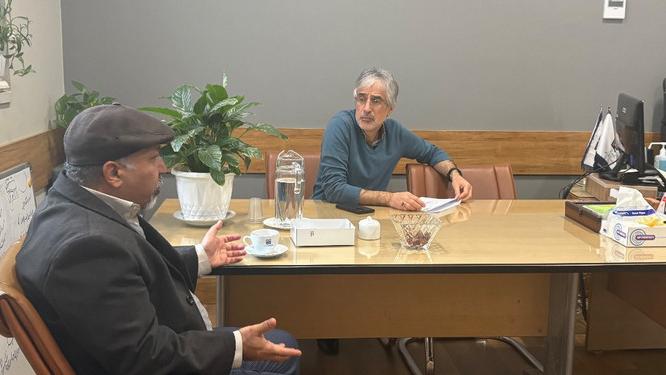 برگزاری جلسه مشترک رئیس مرکز بهداشت جنوب تهران و رئیس بیمارستان امیراعلم